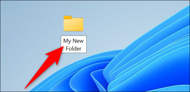 Cách tạo thư mục trên màn hình desktop trong Windows 11