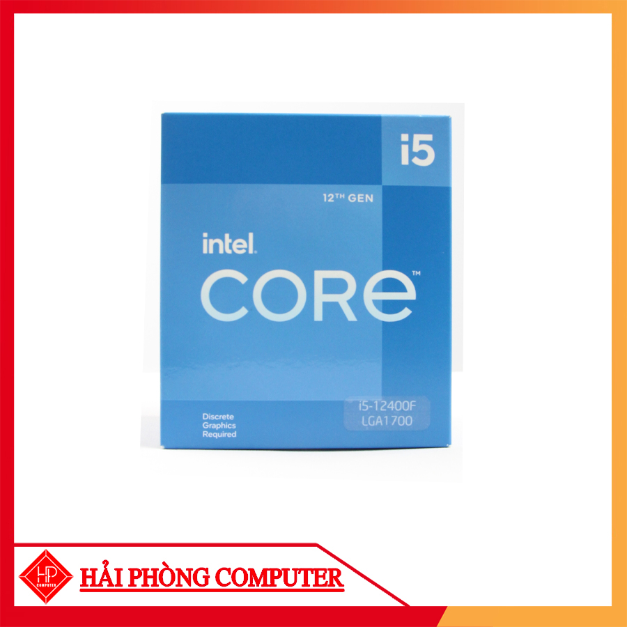CPU INTEL CORE i5-12400F (Upto 4.4Ghz, 6 nhân 12 luồng)