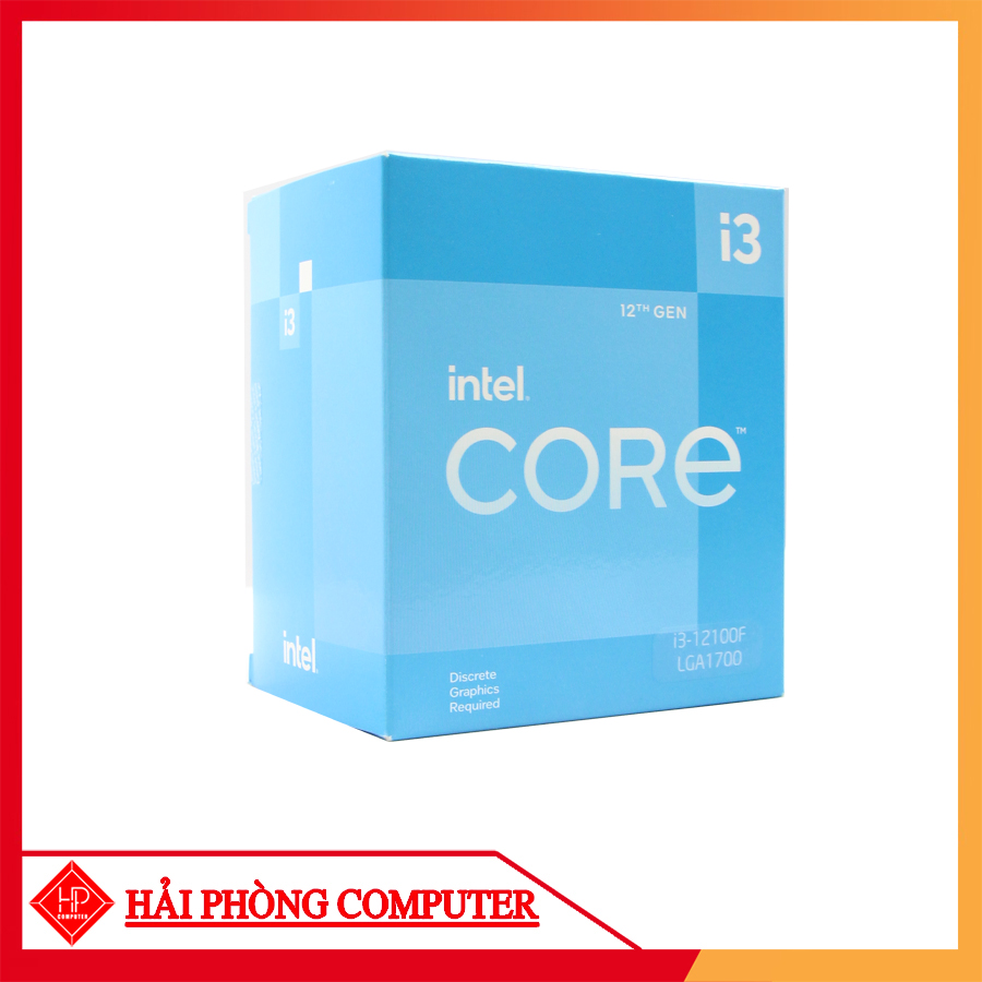 CPU INTEL CORE i3-12100F (3.3GHz turbo up to 4.3GHz, 4 nhân 8 luồng, 12MB Cache)