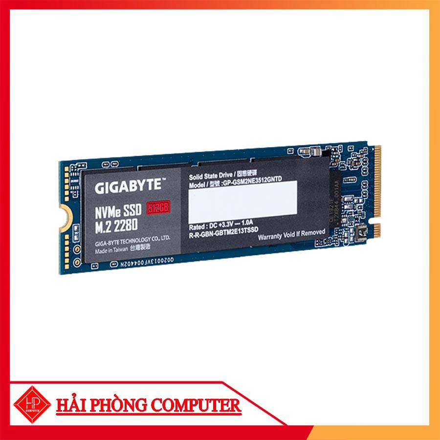Ổ CỨNG SSD GIGABYTE 512GB M.2 2280 PCIe NVMe Gen 3×4