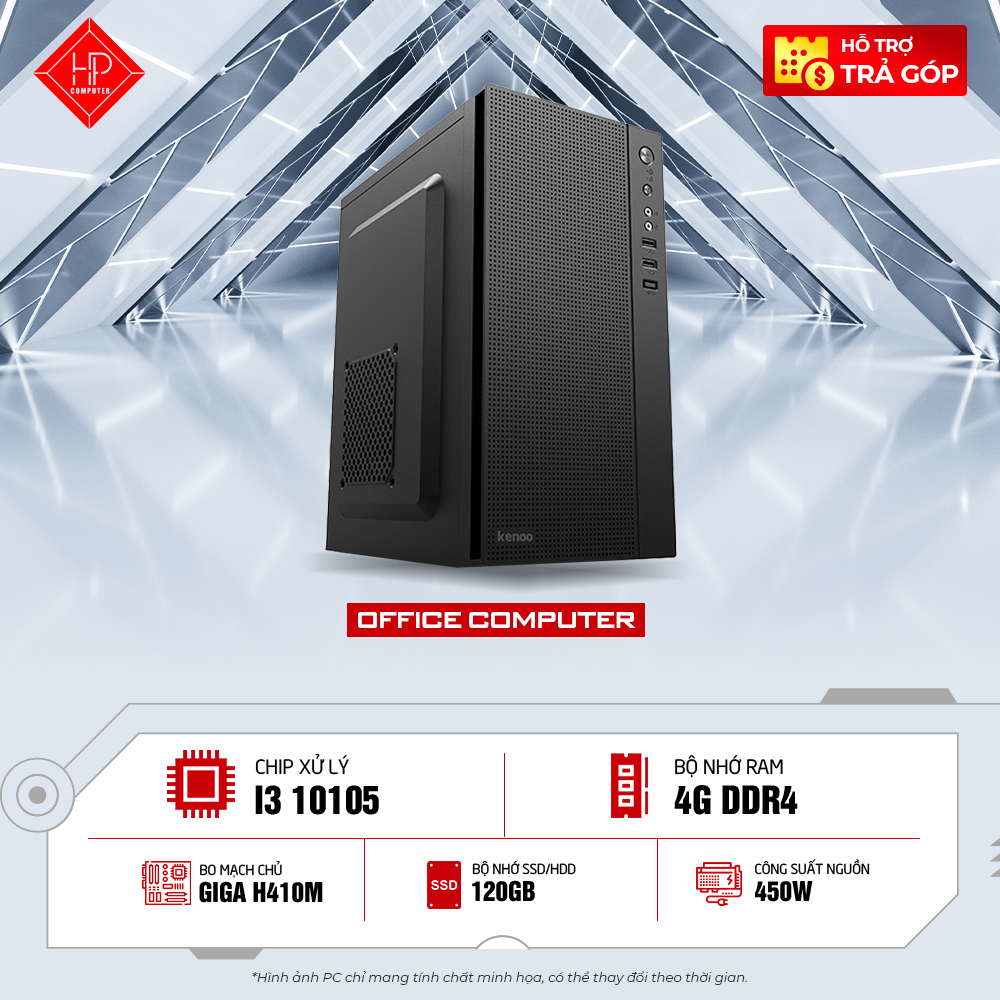 OFFICE COMPUTER T1 | I3 10105 /RAM 4G/SSD 120G