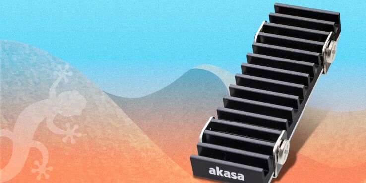 Giúp SSD M.2 mát hơn tới 58% với bộ tản nhiệt Akasa Gecko