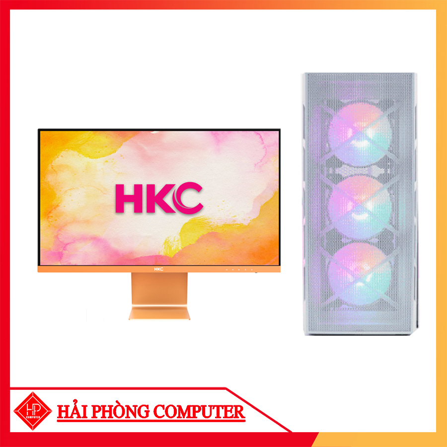 COMBO GAMING 8: TRỌN BỘ PC GAMING + MÀN HÌNH HKC 27in 4K IPS Orange Color