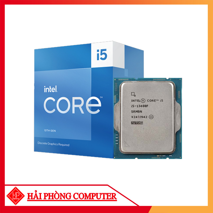 CPU INTEL CORE I5-13400F (UP TO 4.6GHZ, 10 NHÂN 16 LUỒNG, 20MB CACHE, 65W) – SOCKET INTEL LGA 1700/RAPTOR LAKE)