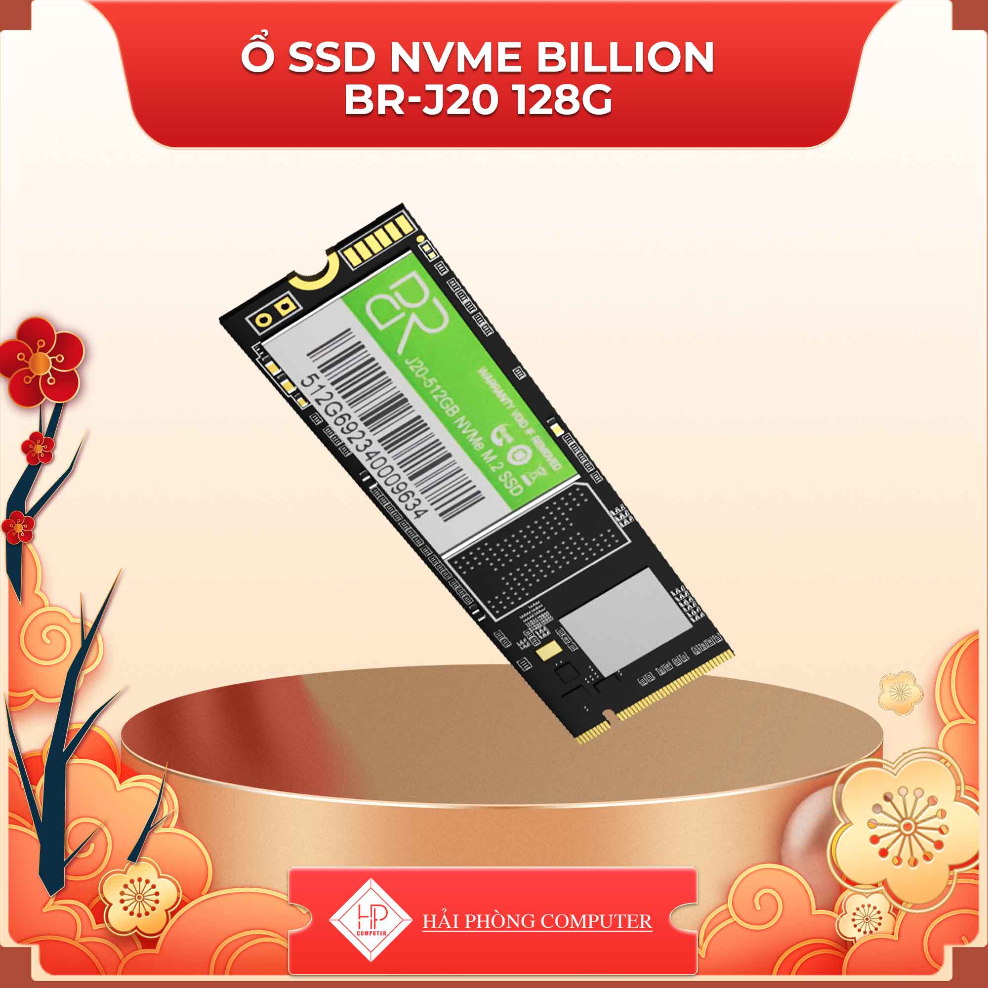 Ổ SSD NVME Billion BR-J20 128G