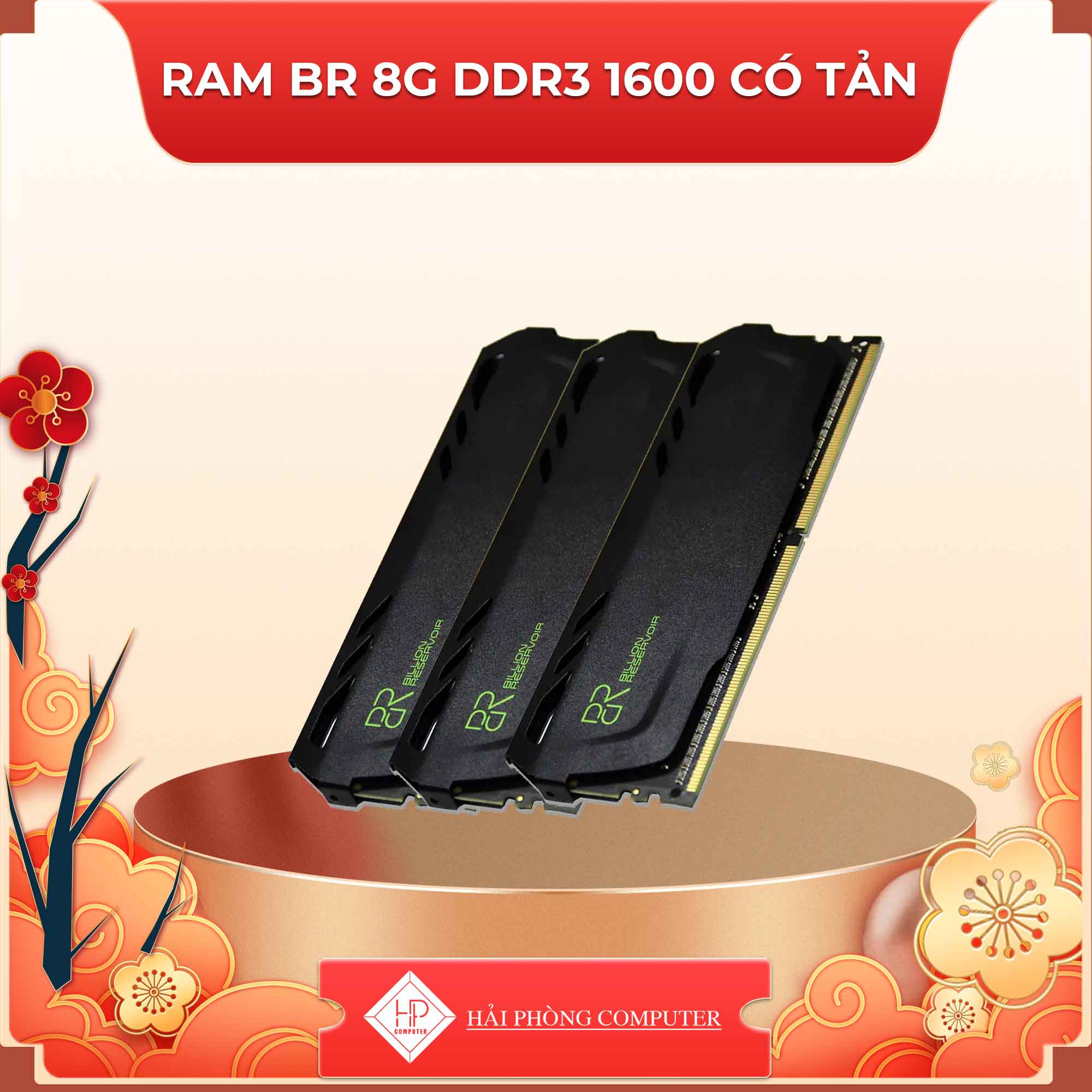 RAM BR 8G DDR3 1600 Có Tản